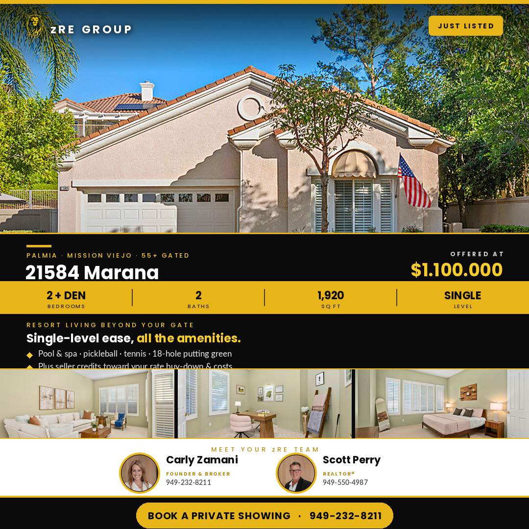 Just Listed social graphic